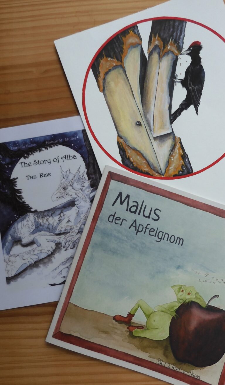 Illustrierte Bücher und Kunstprojekte